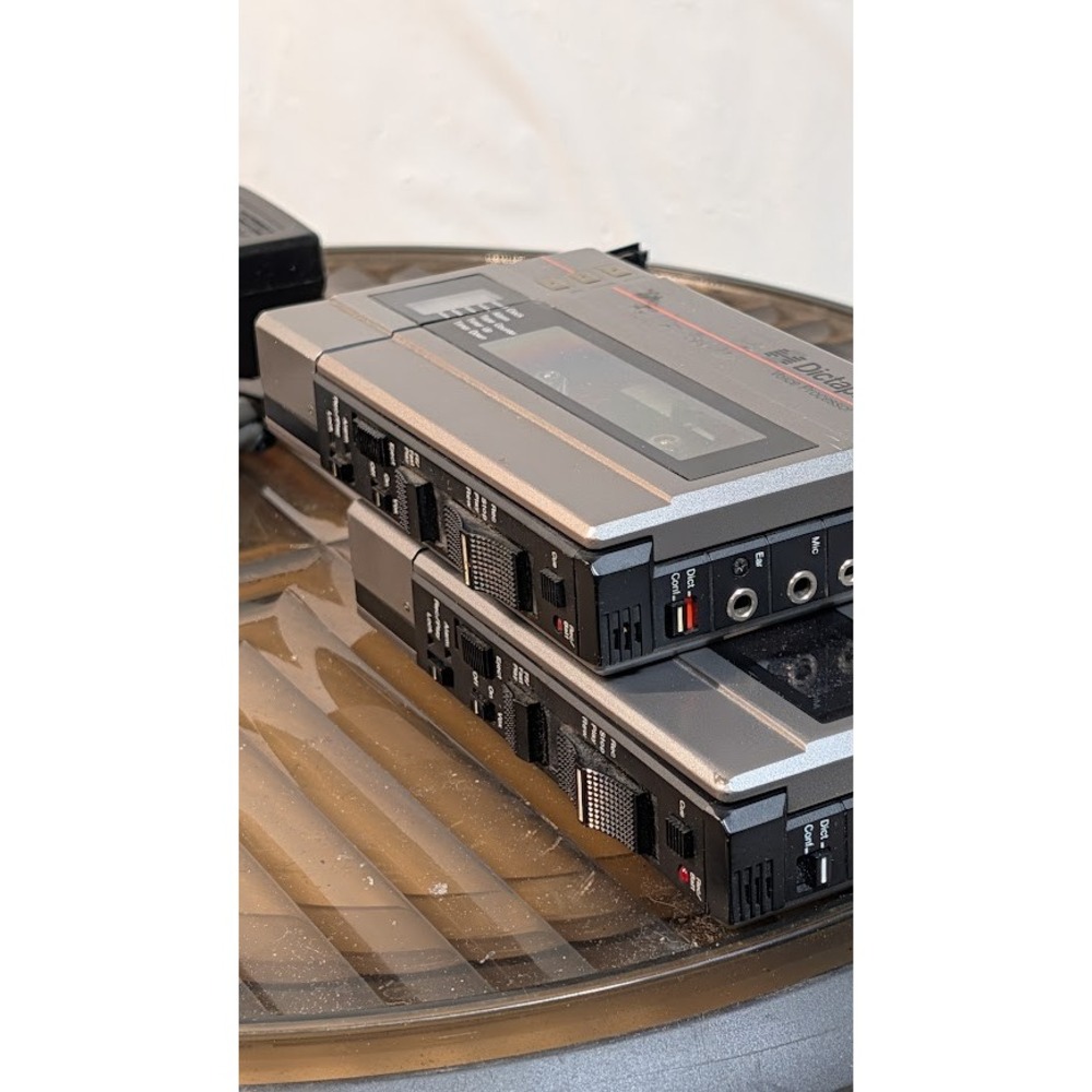 Dictaphone Travel Master LX Voice Processor Lot Grey Fair For Parts Repair - Picture 12 of 16
